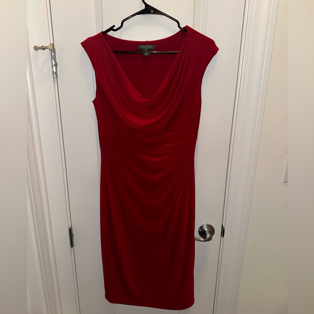 Deep Red Cocktail/Event Dress